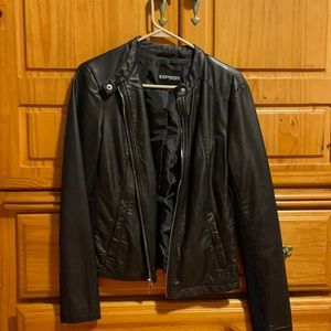 Express faux leather jacket